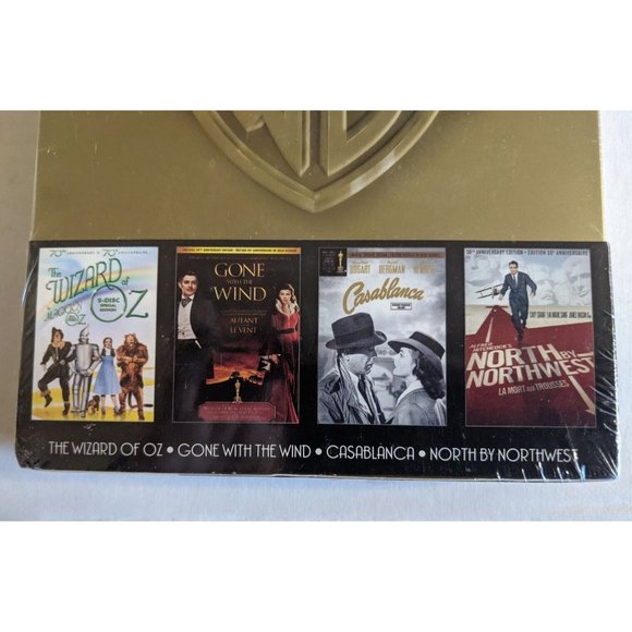 Vintage Classic DVD Movie Collection 4 Movies Warner Bros in Metal Collector Tin - Picture 7 of 8
